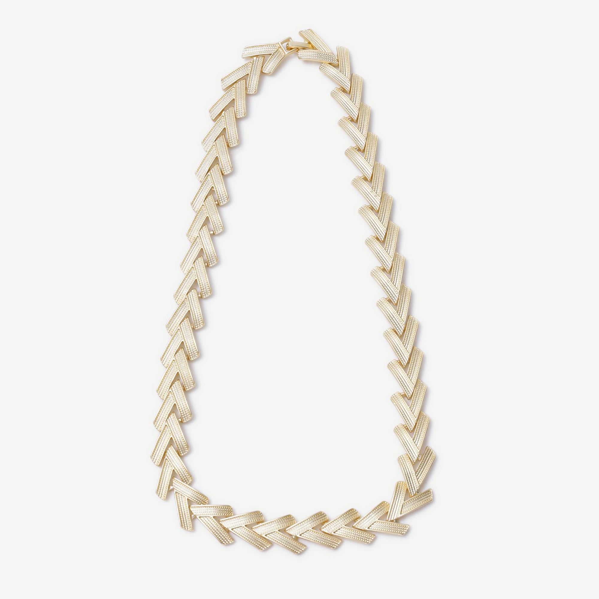 YARGICI Dokulu Gold Kolye