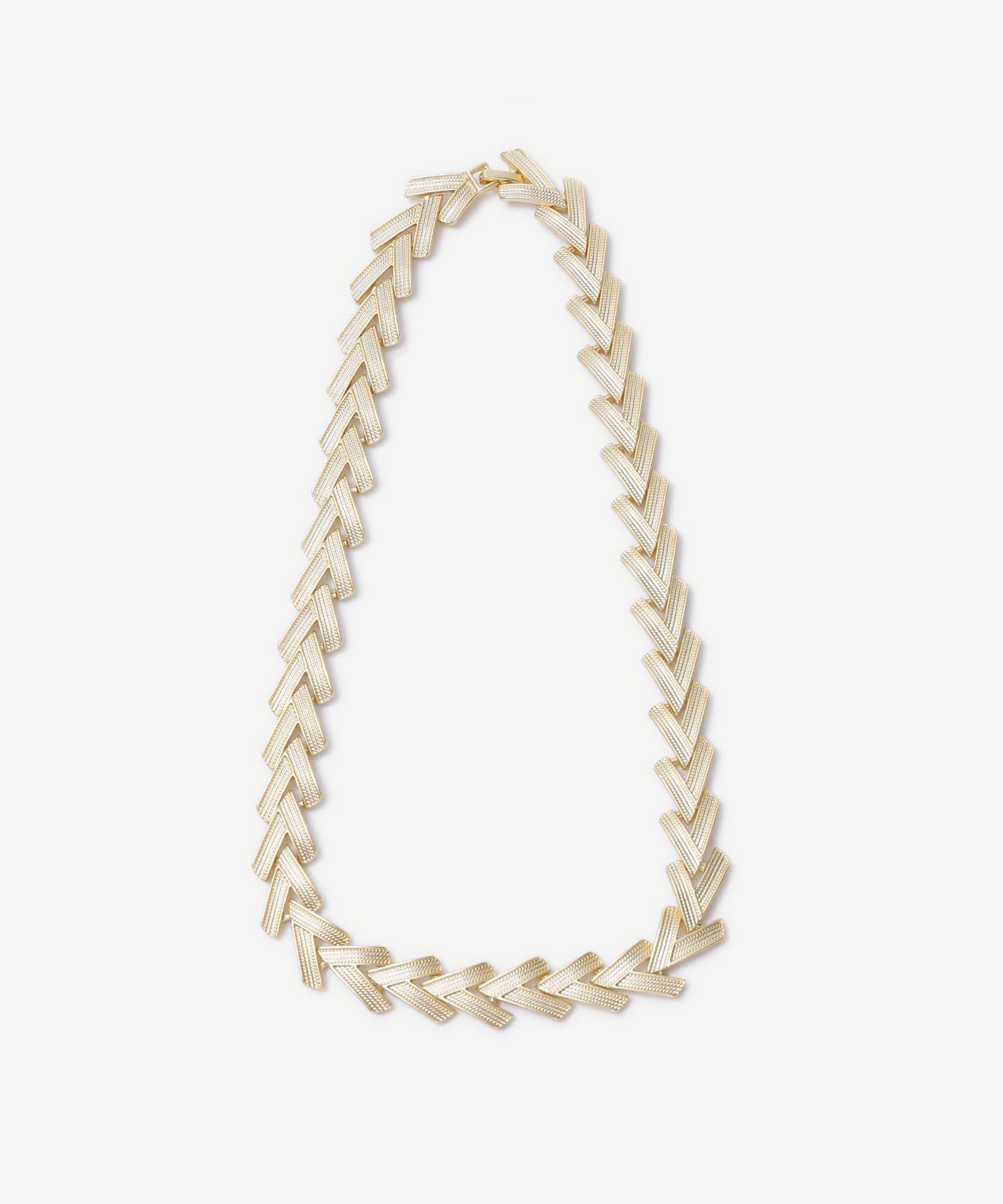  YARGICI Dokulu Gold Kolye