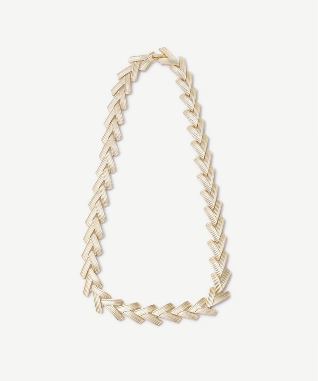  YARGICI Dokulu Gold Kolye