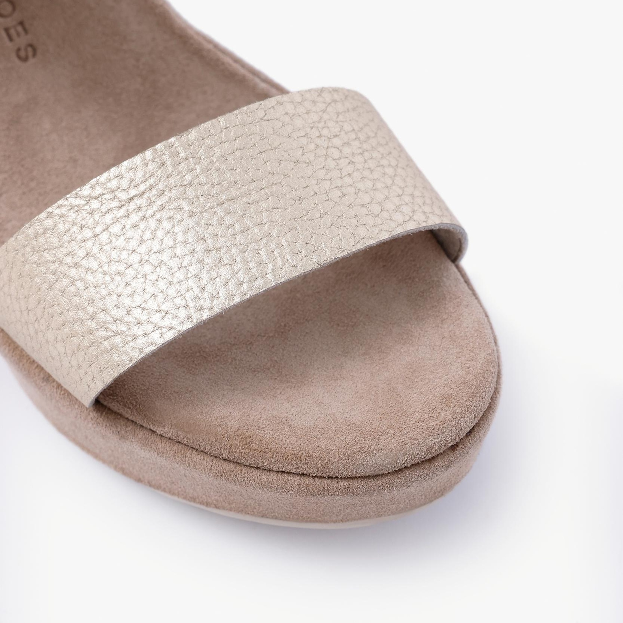 YARGICI Tek Bantlı Dolgu Topuk Alçak Sandalet