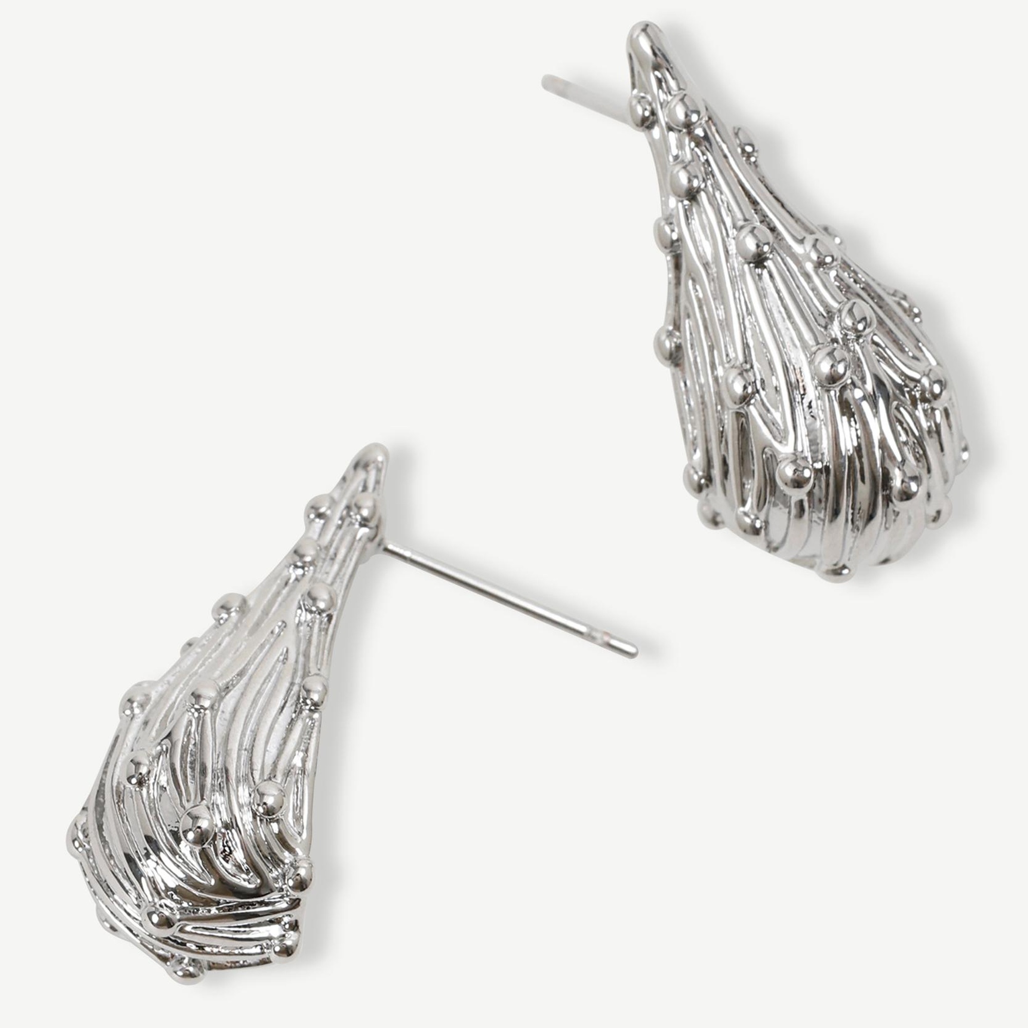 YARGICI Damla Formlu Gümüş Küpe