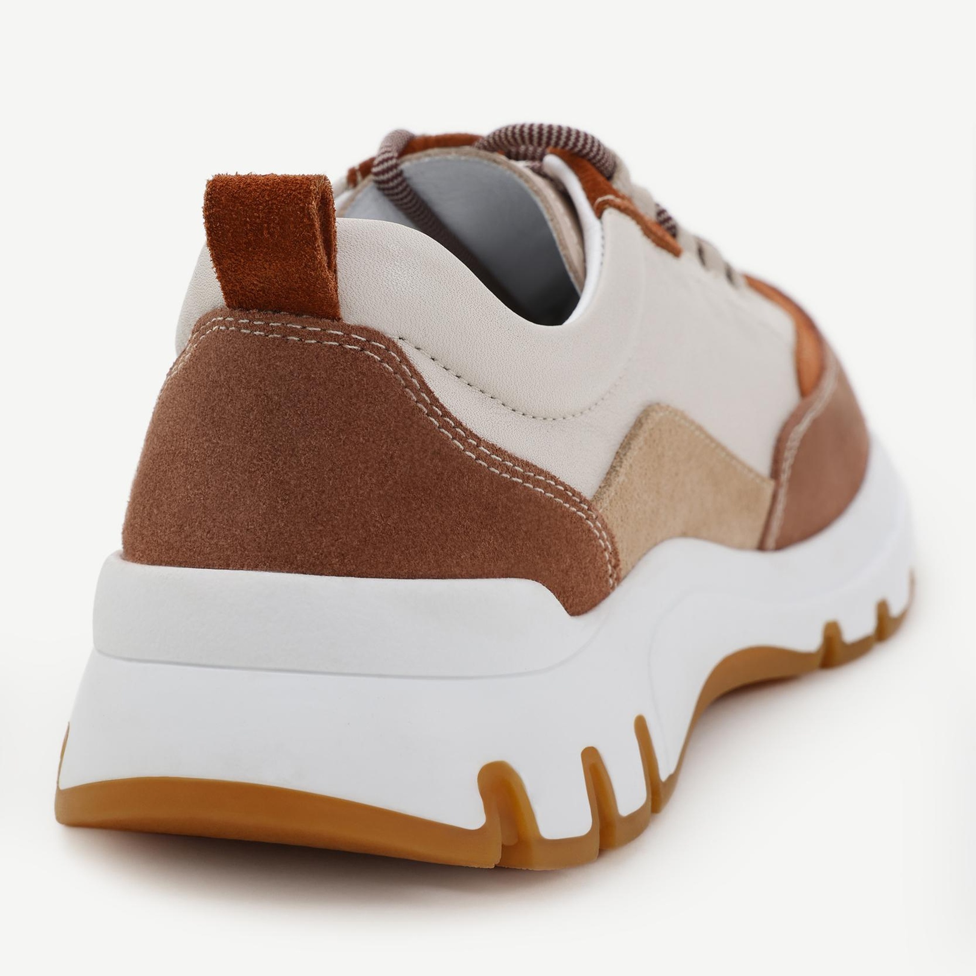 YARGICI Kalın Tabanlı Deri Spor Ayakkabı