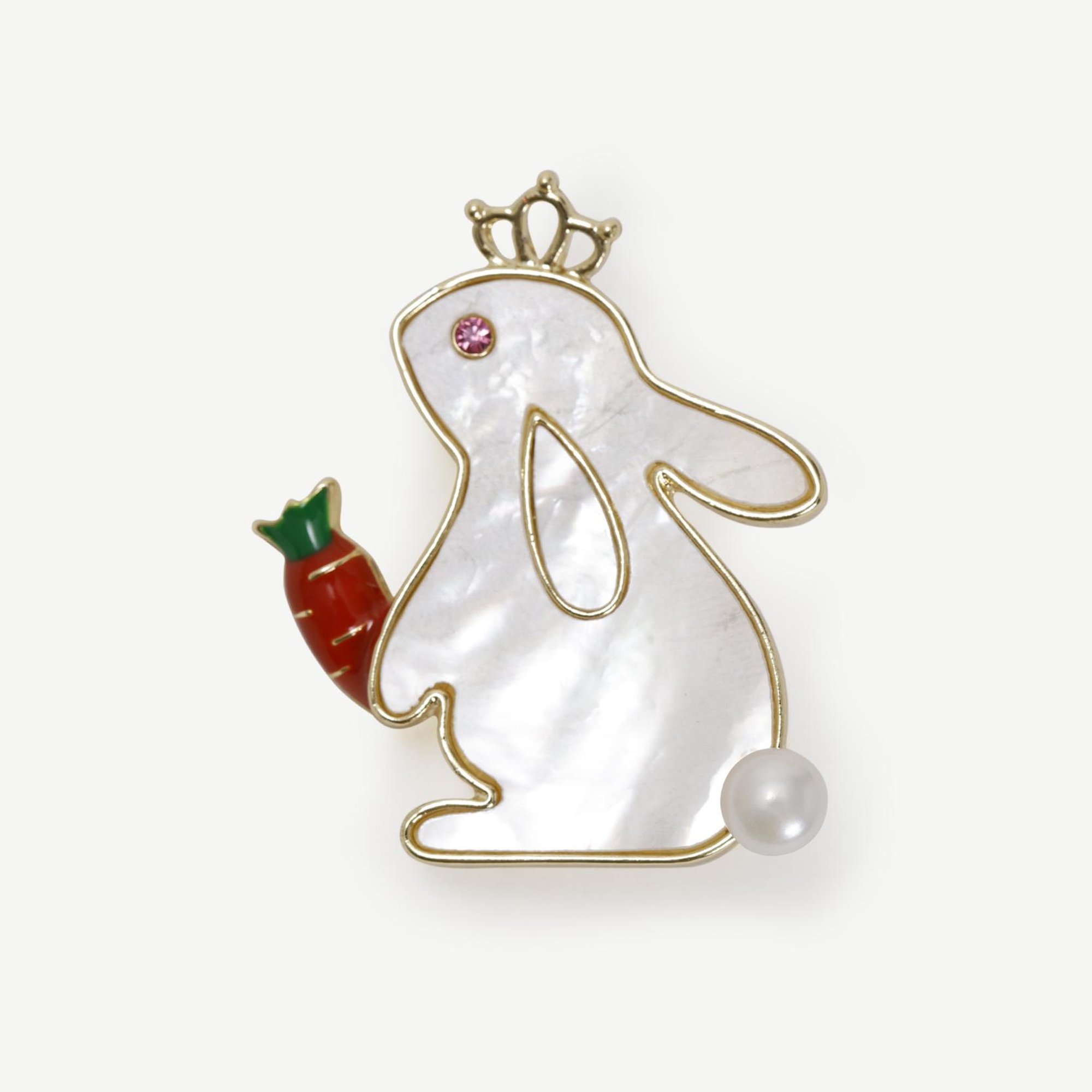 YARGICI Tavşan Figürlü Broş