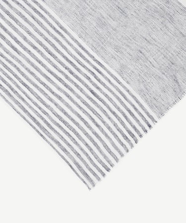  YARGICI Çizgili Keten Şal