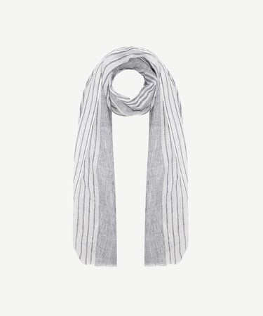  YARGICI Çizgili Keten Şal