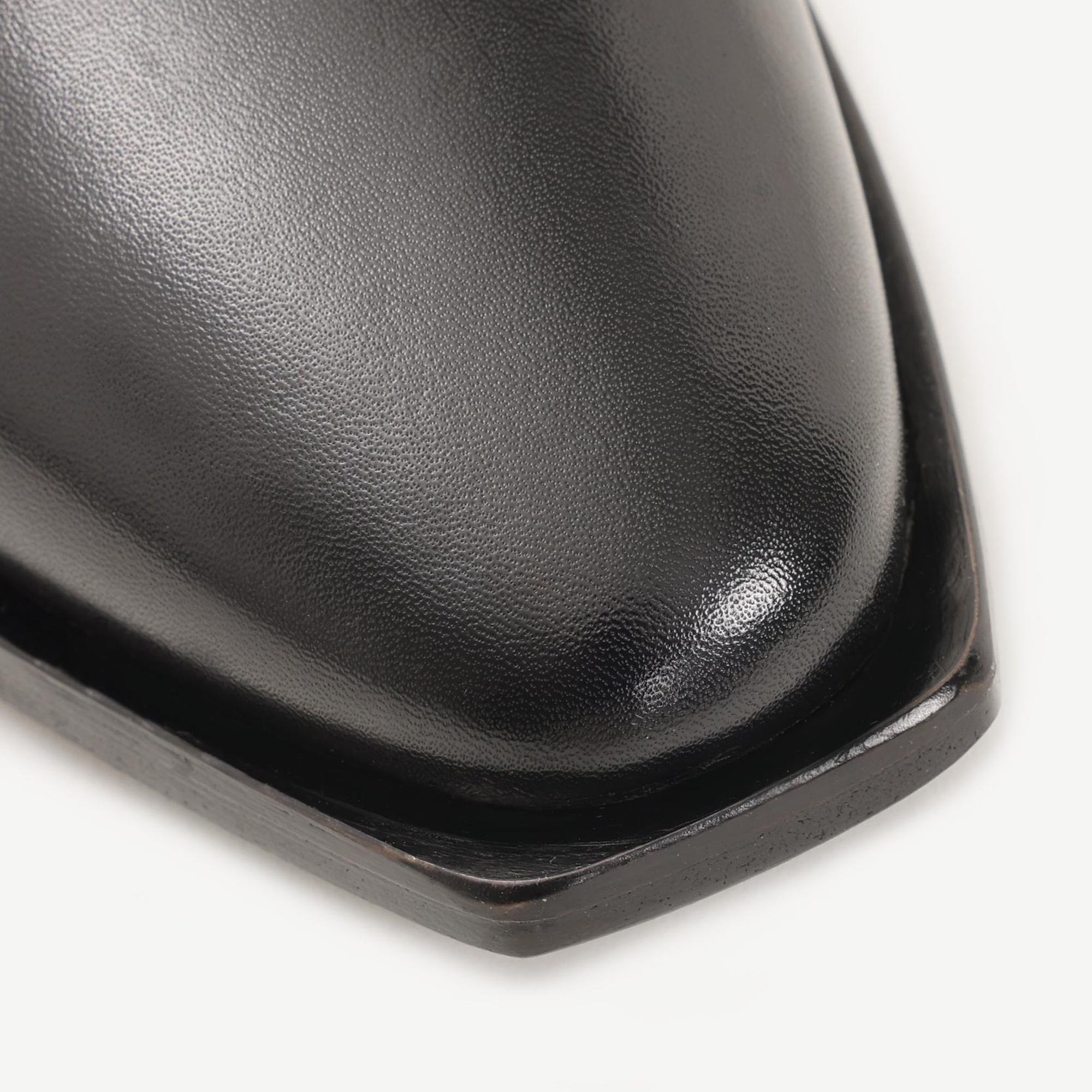 YARGICI Arkası Açık Deri Düz Ayakkabı