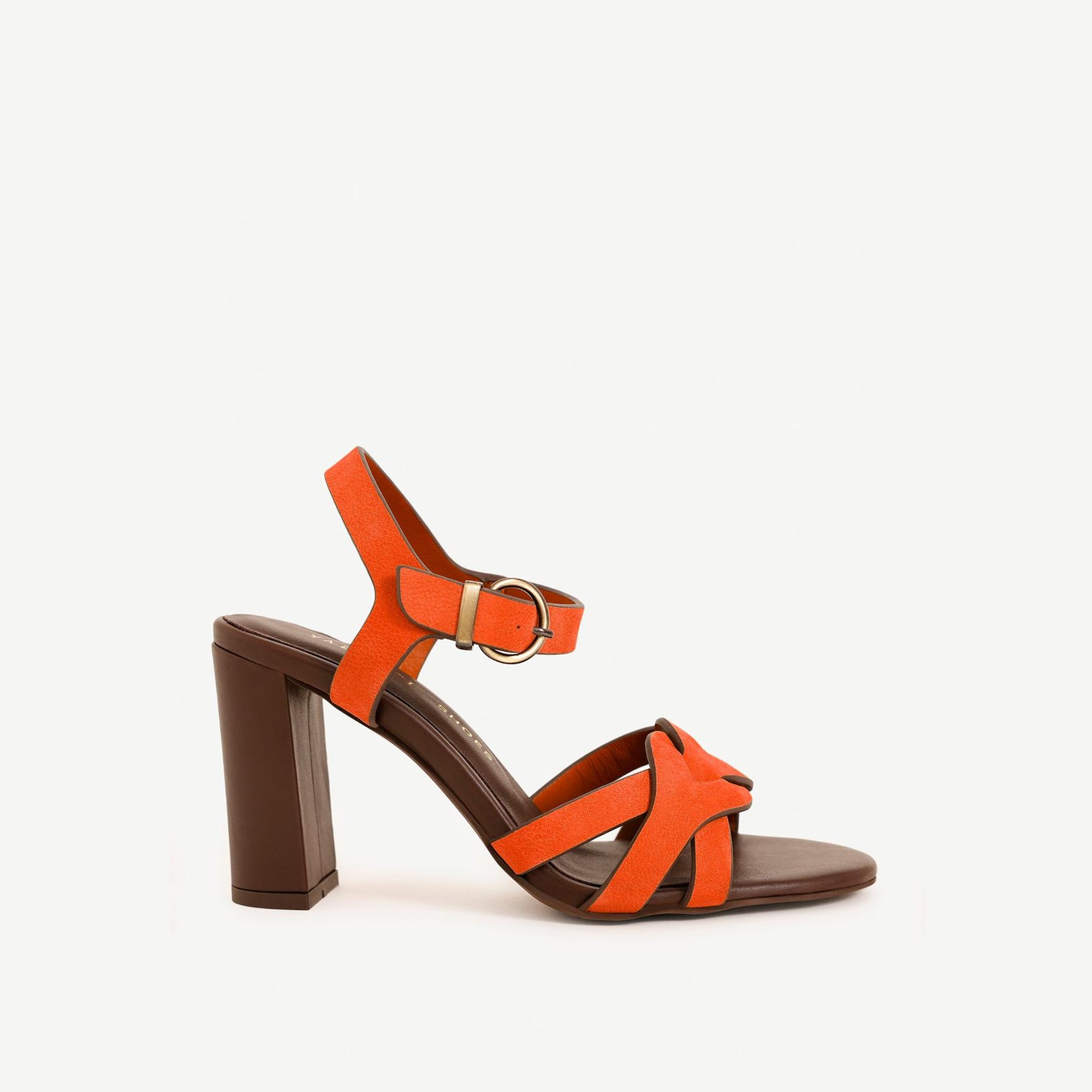 YARGICI Örgü Detaylı Deri Topuklu Ayakkabı