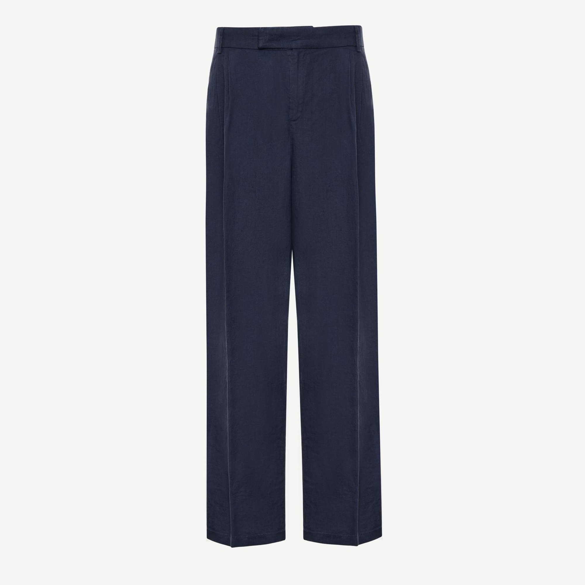 YARGICI Pilili Keten Pantolon