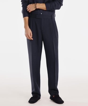  YARGICI Pilili Keten Pantolon