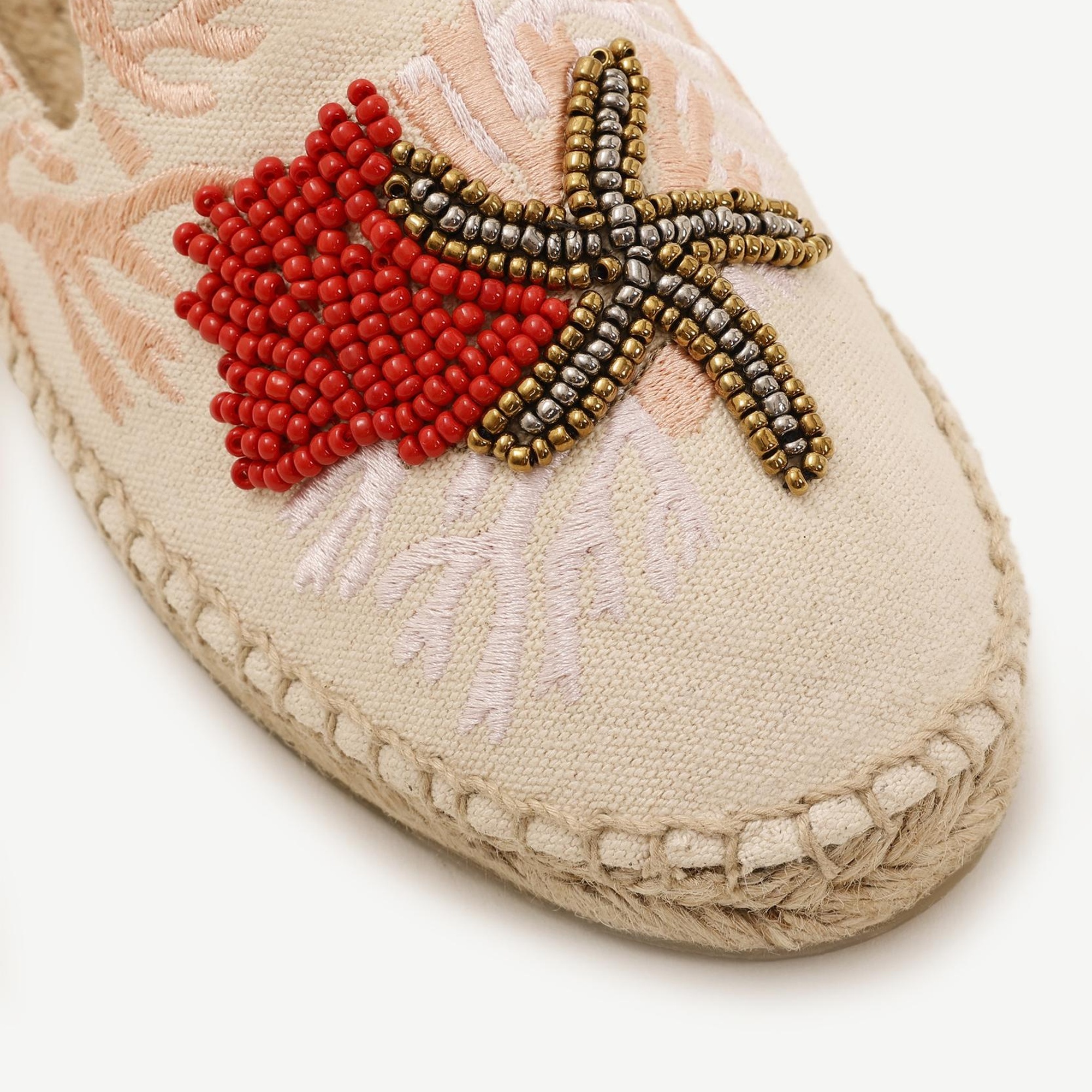 YARGICI Işleme Detaylı Düz Taban Espadril