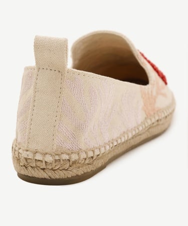  YARGICI Işleme Detaylı Düz Taban Espadril