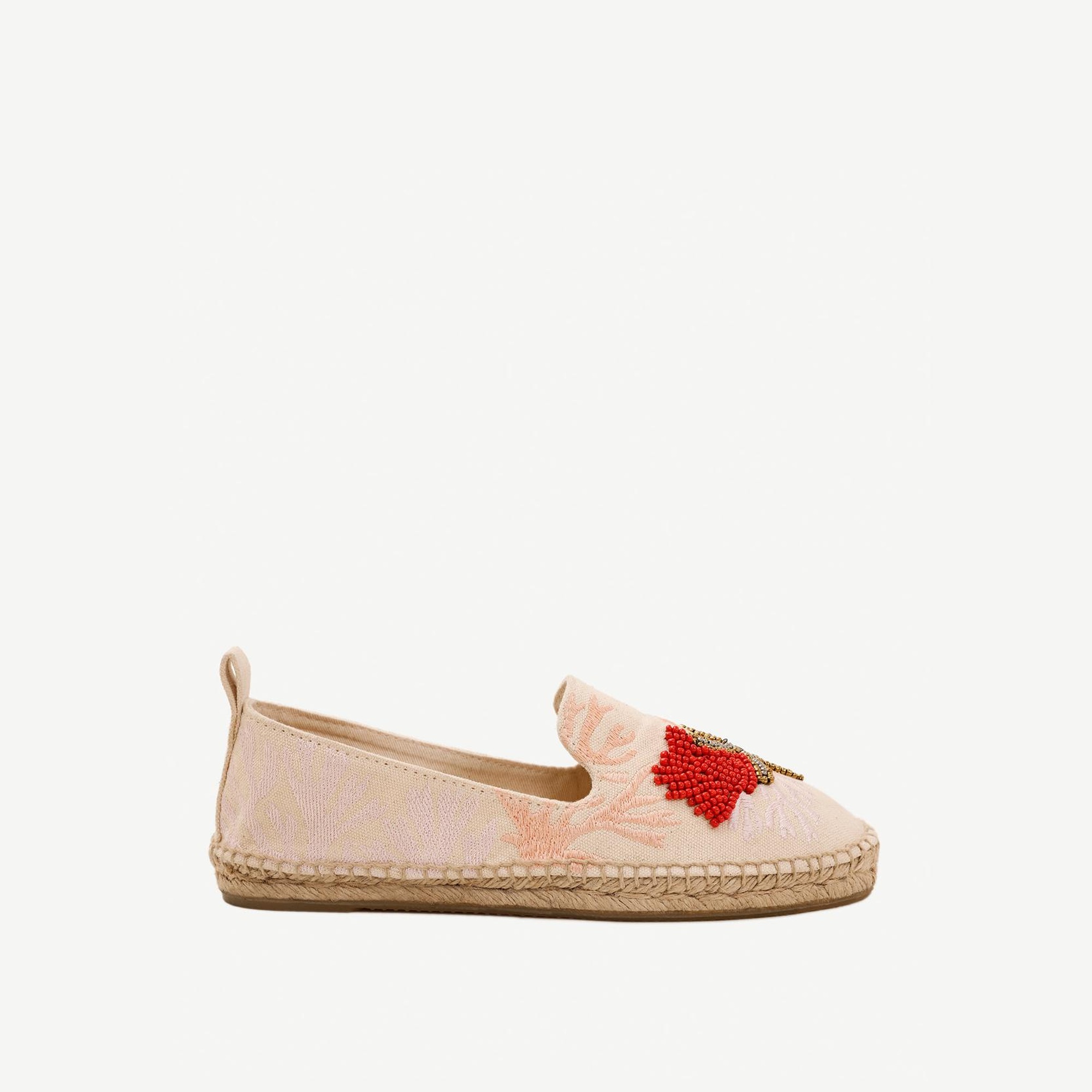 YARGICI Işleme Detaylı Düz Taban Espadril