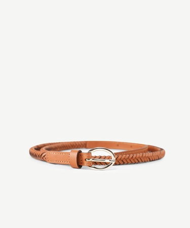  YARGICI İnce Örgülü Deri Kemer