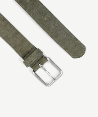  YARGICI Nubuk Deri Düz Erkek Kemer