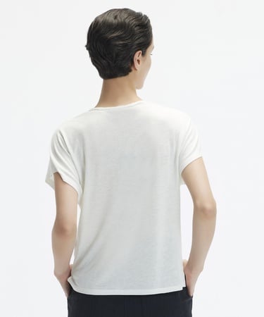  YARGICI Yaka Detaylı Kısa Kollu T-Shirt