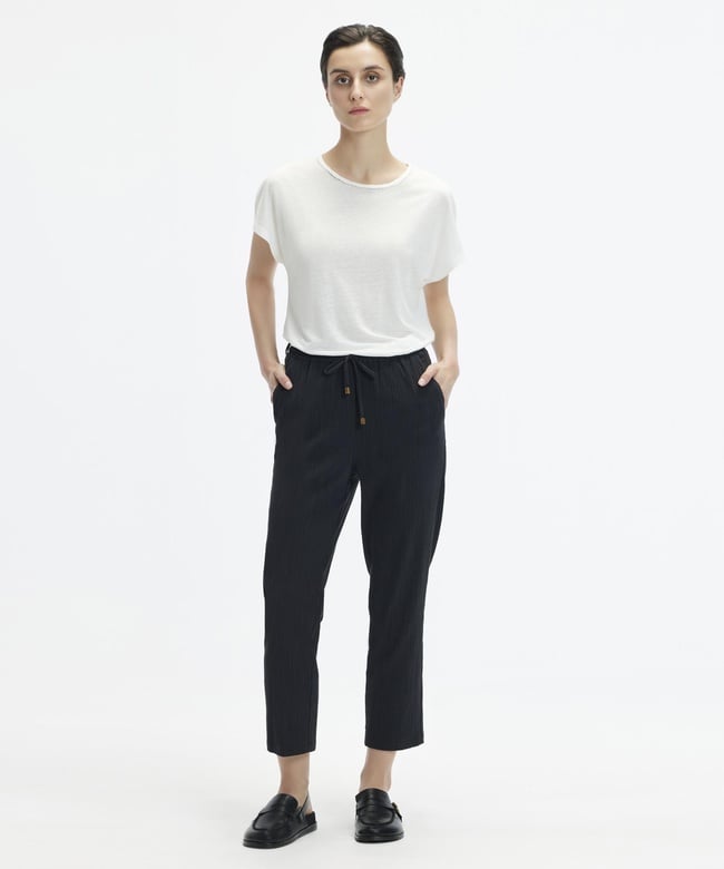  YARGICI Yaka Detaylı Kısa Kollu T-Shirt