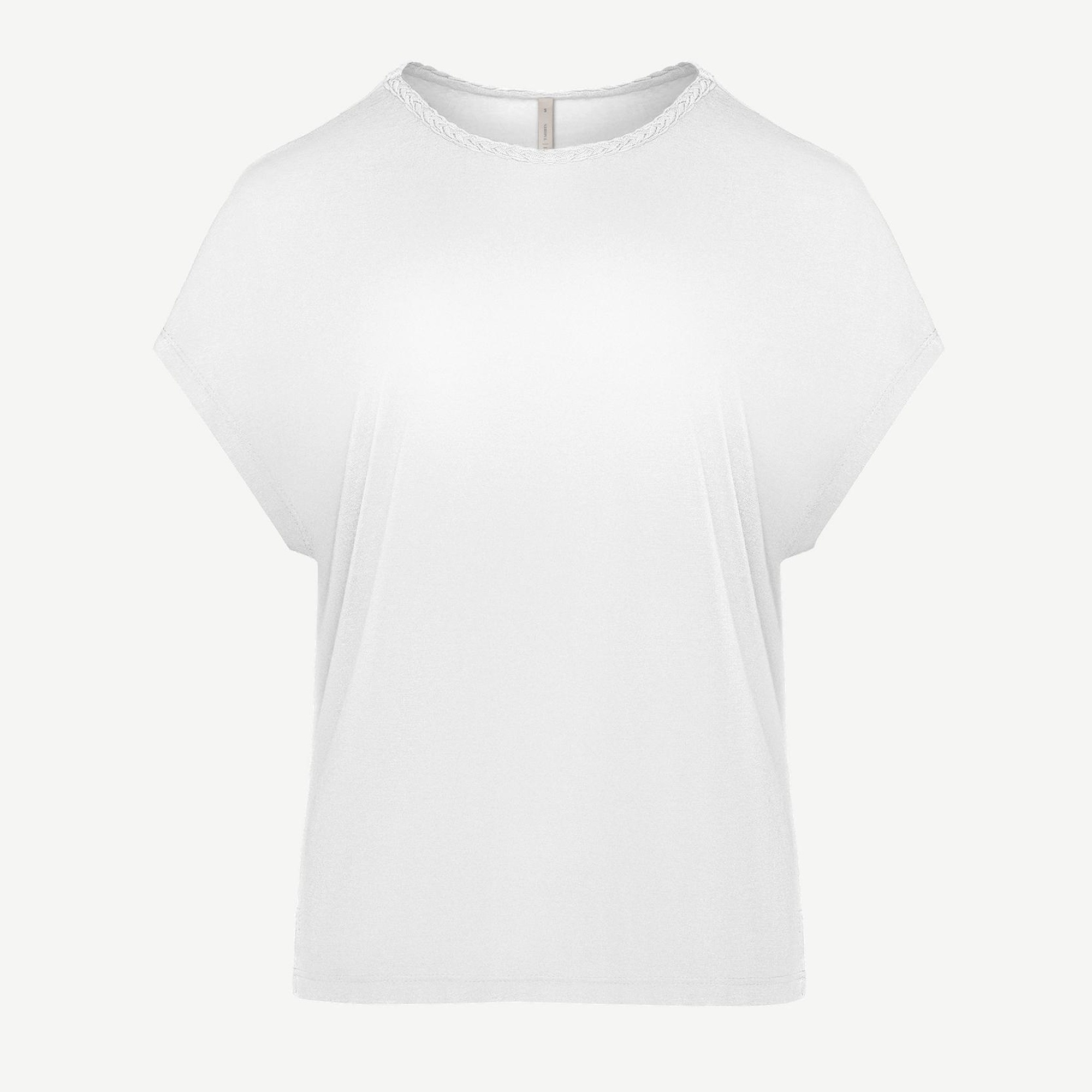 YARGICI Yaka Detaylı Kısa Kollu T-Shirt