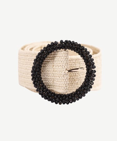  YARGICI Boncuk Toka Detaylı Elastik Kemer