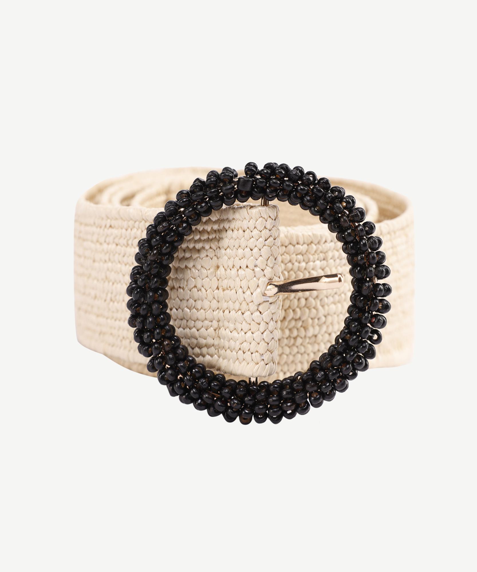  YARGICI Boncuk Toka Detaylı Elastik Kemer