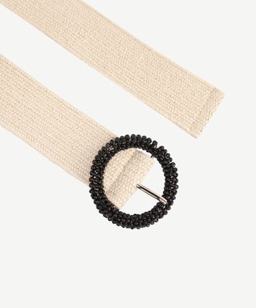  YARGICI Boncuk Toka Detaylı Elastik Kemer