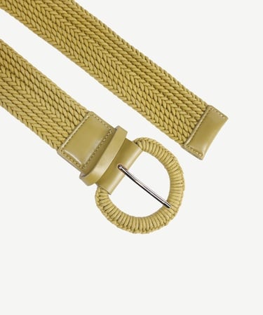  YARGICI Geniş Toka Detaylı Pamuklu Elastik Kemer