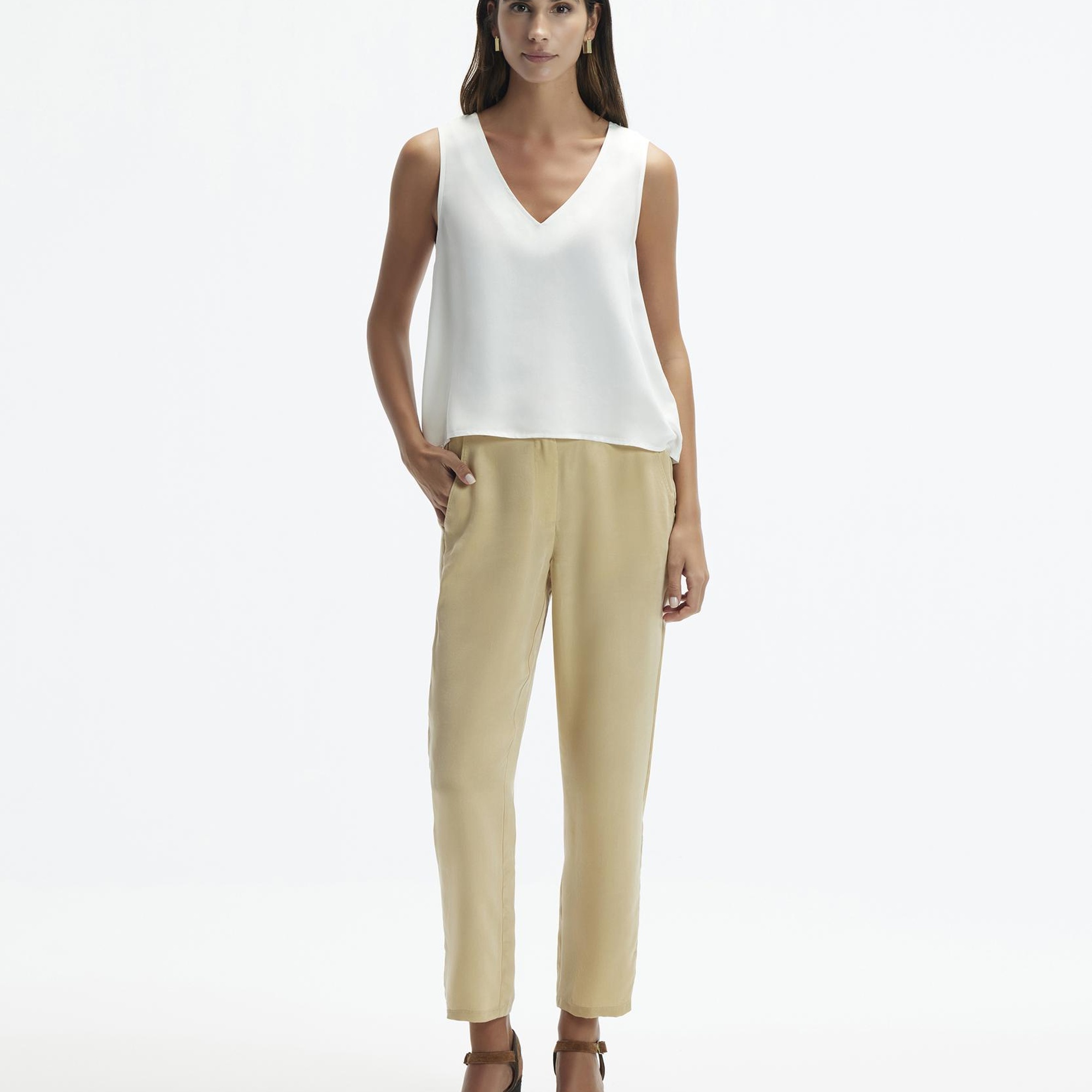 YARGICI Kolsuz V Yaka Bluz