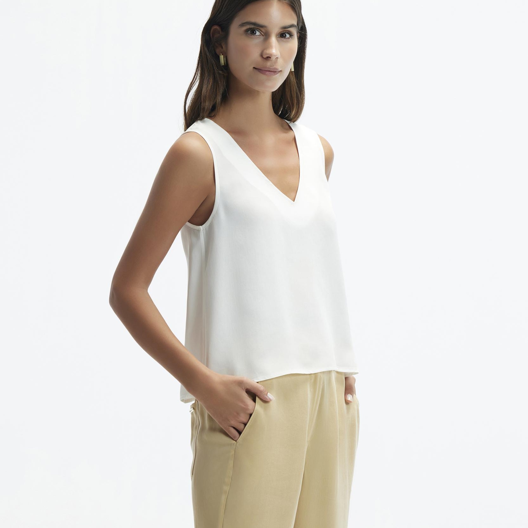 YARGICI Kolsuz V Yaka Bluz