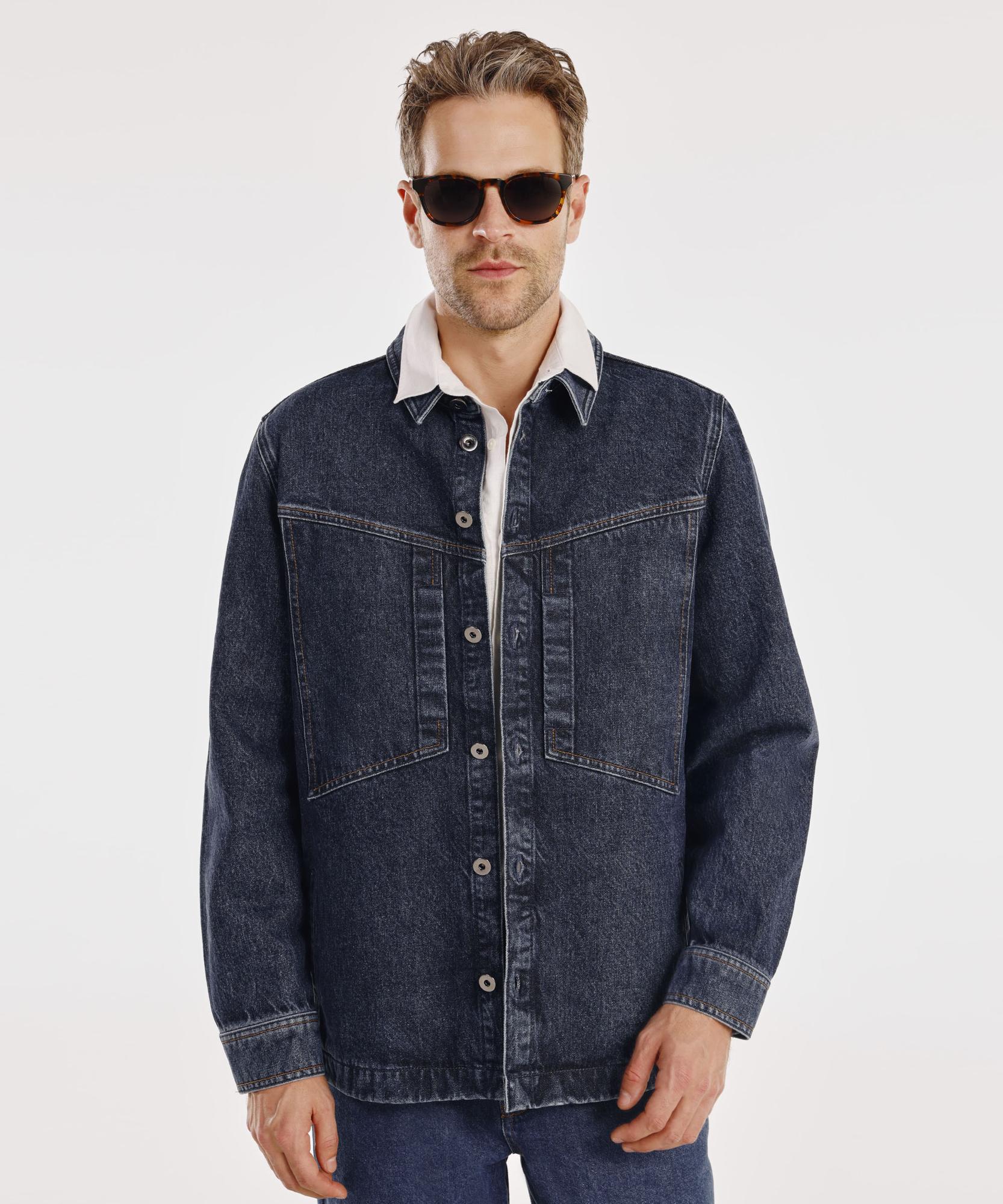  Dikiş Detaylı Denim Ceket