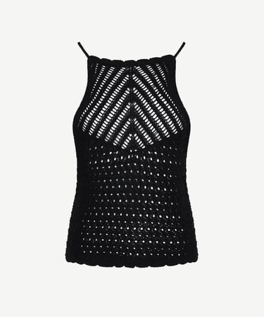  YARGICI Boyundan Bağlanan Triko Üst