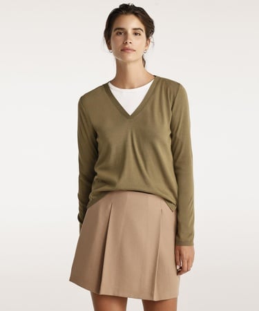  YARGICI V Yaka Uzun Kol Triko