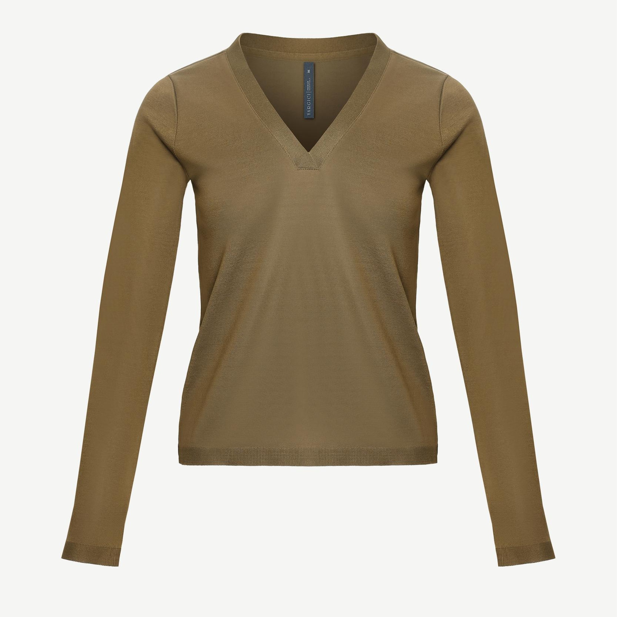 YARGICI V Yaka Uzun Kol Triko