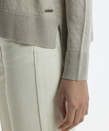  YARGICI V Yaka Önü Açık Hırka