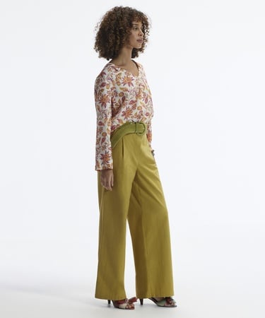  YARGICI Uzun Kollu V Yaka Bluz