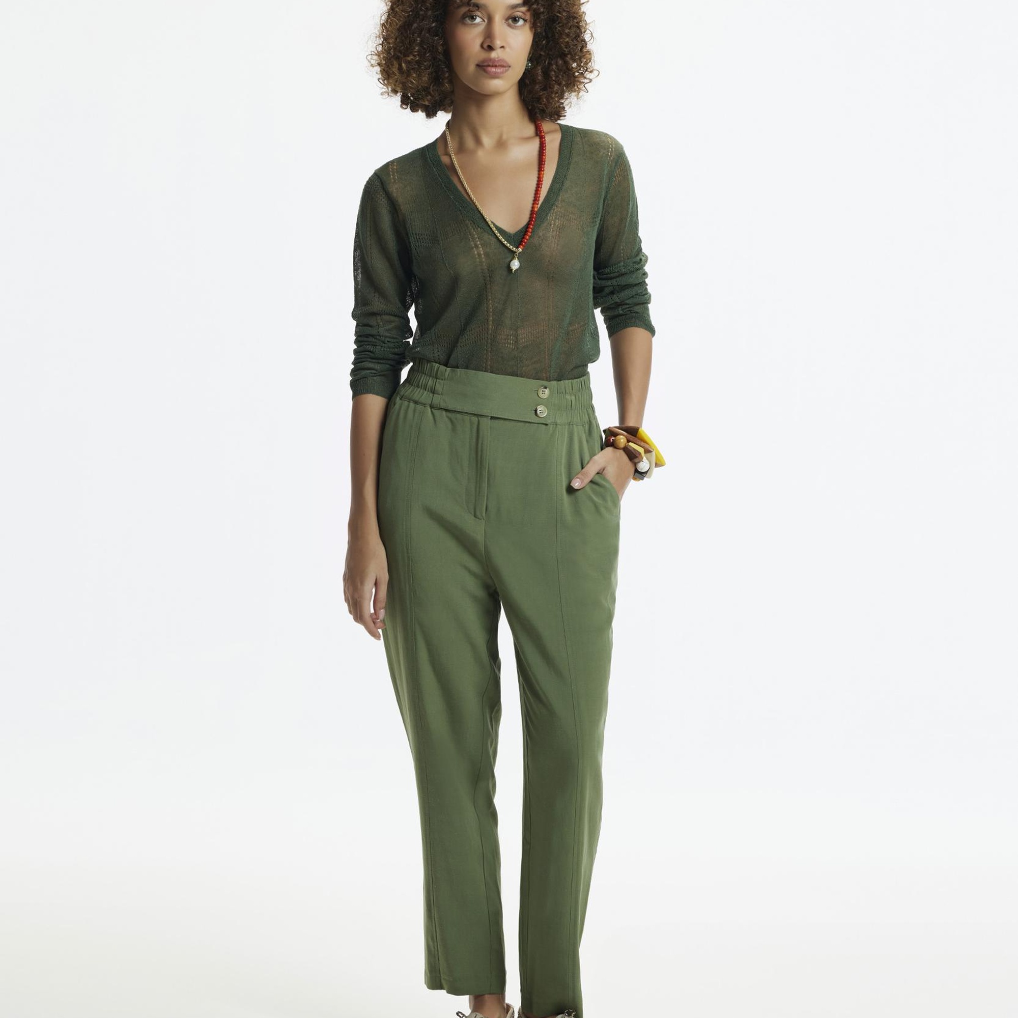 YARGICI V Yaka Uzun Kollu Triko