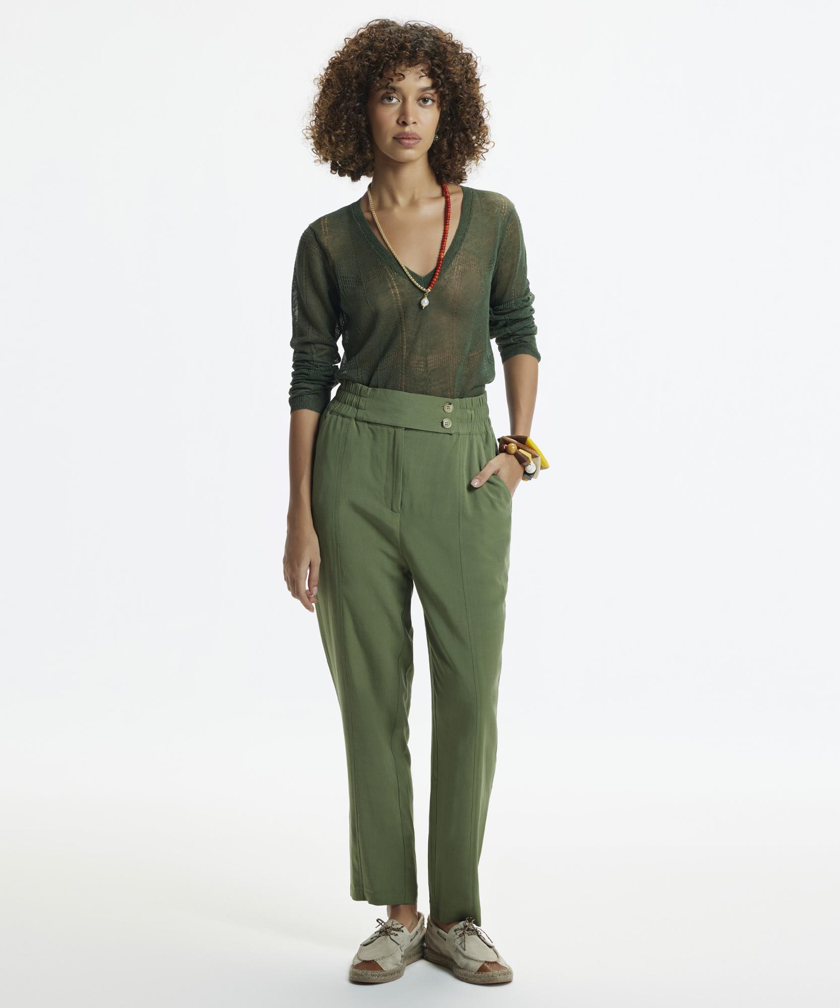  YARGICI V Yaka Uzun Kollu Triko