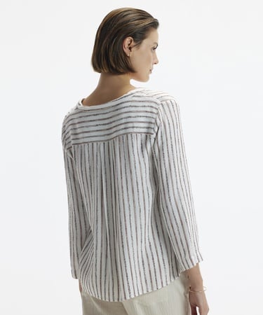  YARGICI Uzun Kollu V Yaka Bluz