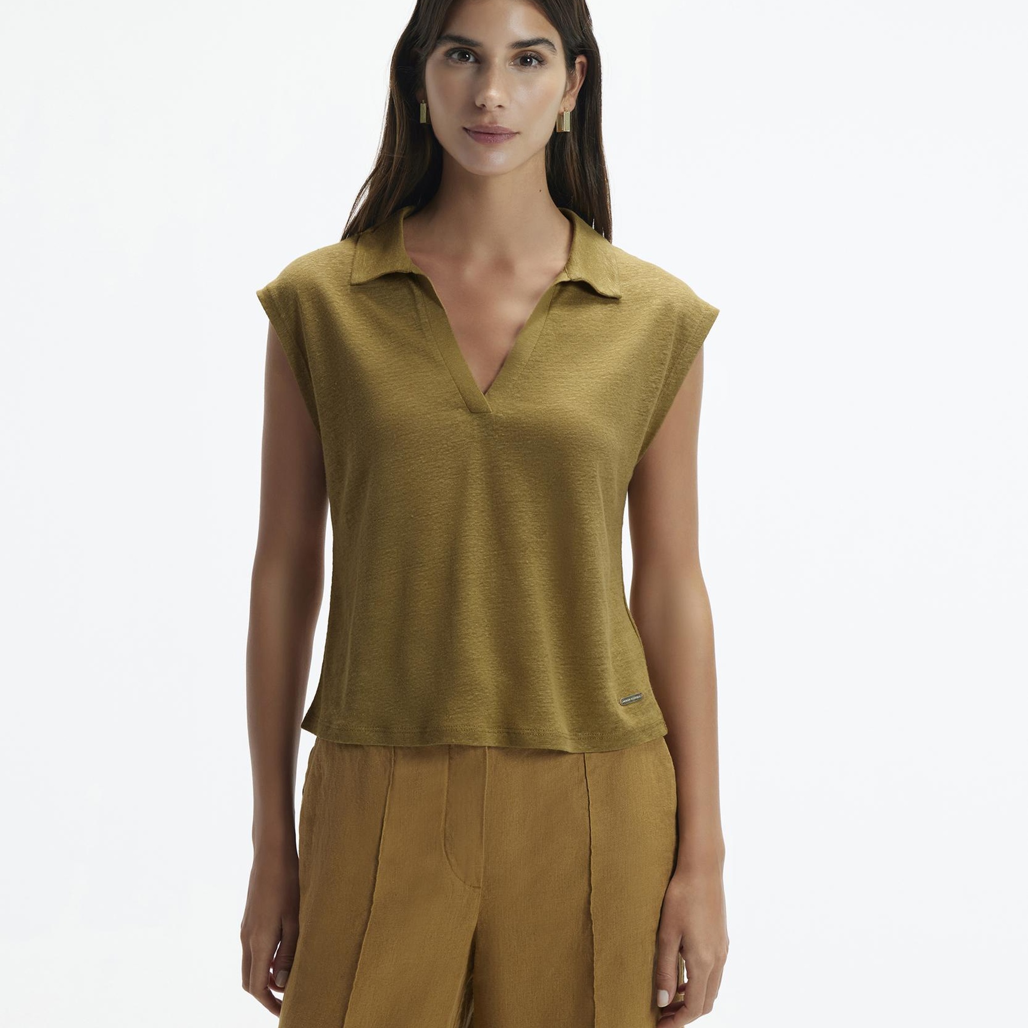 YARGICI Polo Yaka Rahat Kalıp Tshirt