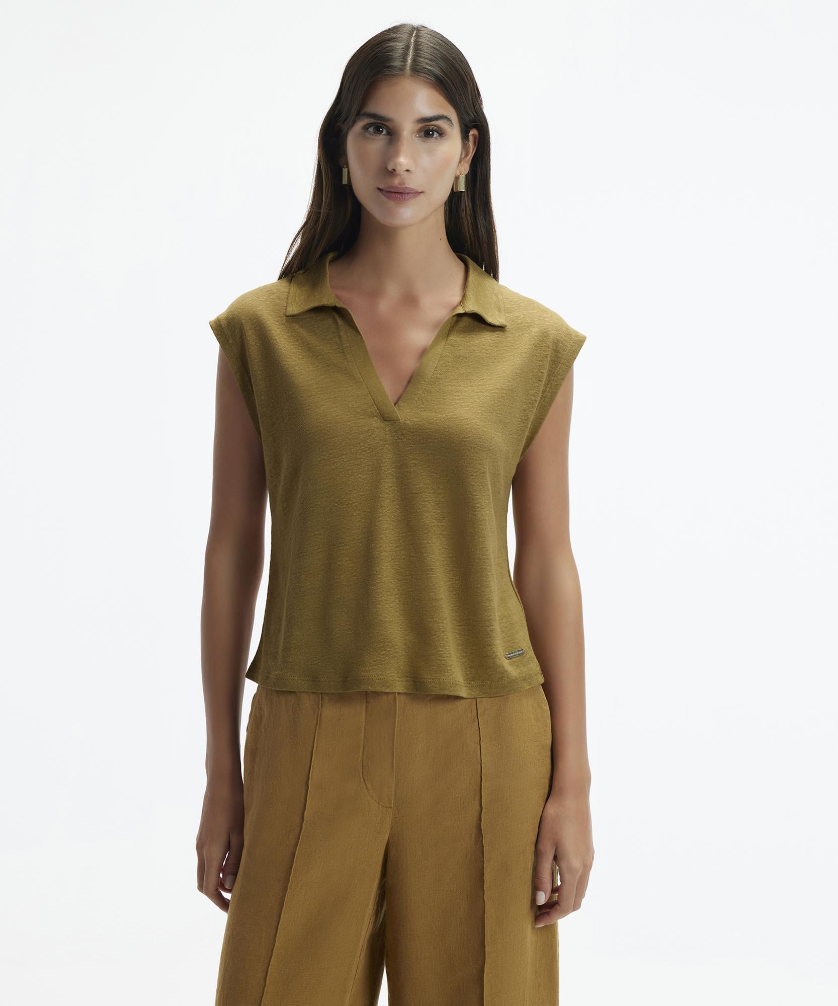  YARGICI Polo Yaka Rahat Kalıp Tshirt