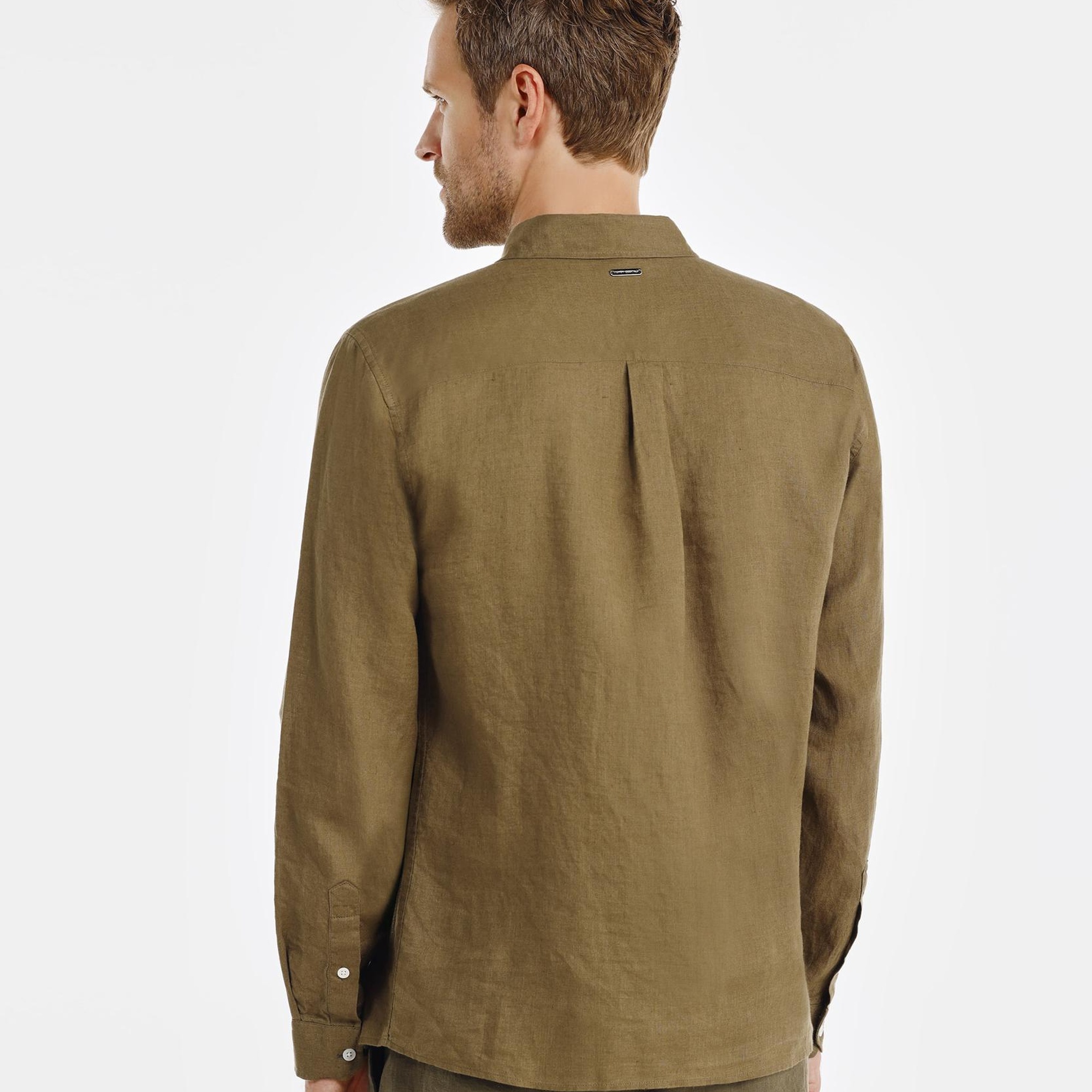 YARGICI Regular Fit Keten Gömlek