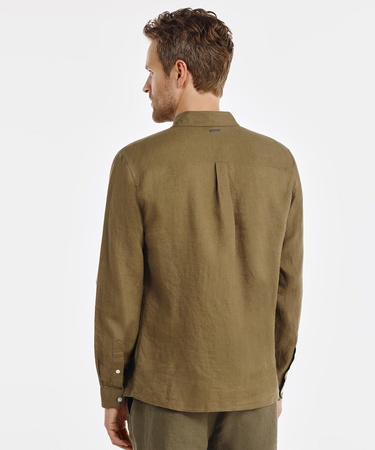  YARGICI Regular Fit Keten Gömlek