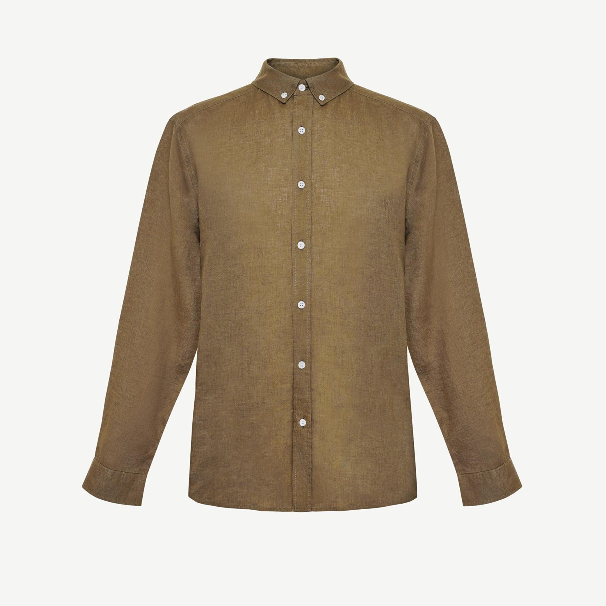 YARGICI Regular Fit Keten Gömlek