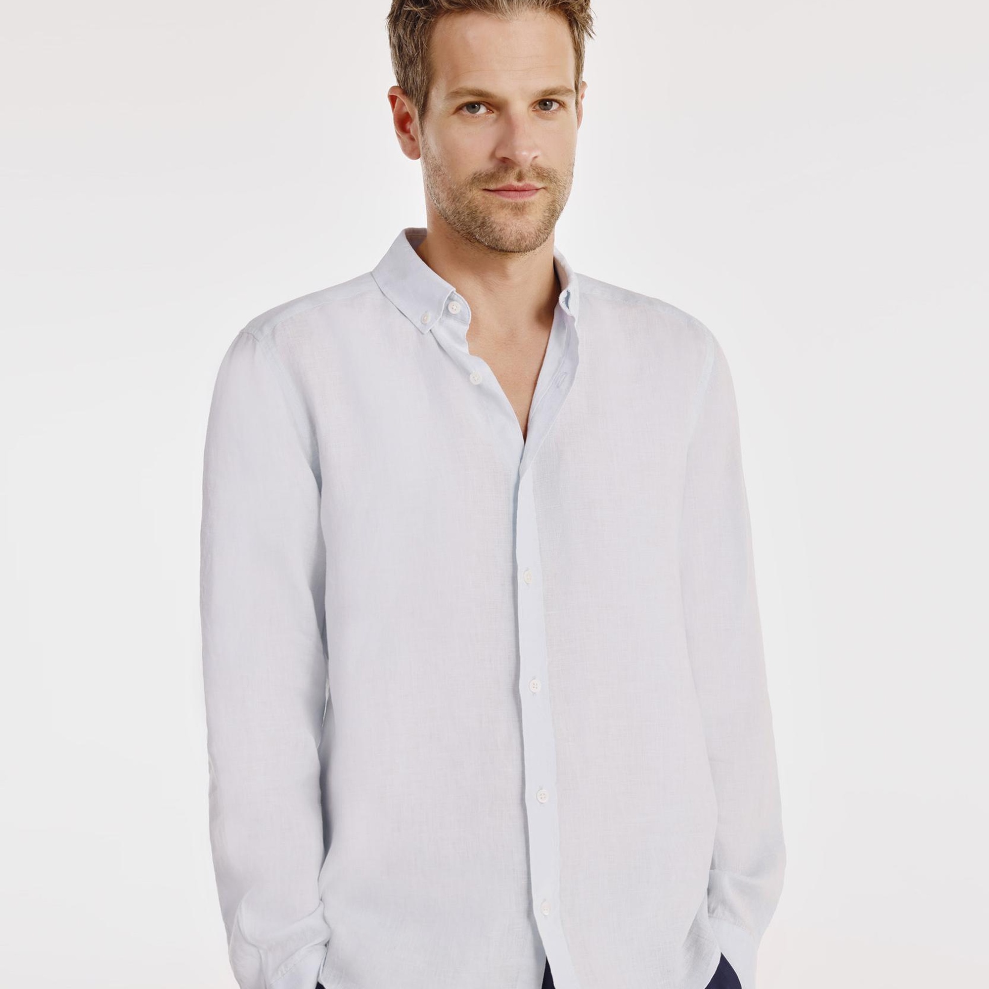 YARGICI Regular Fit Keten Gömlek