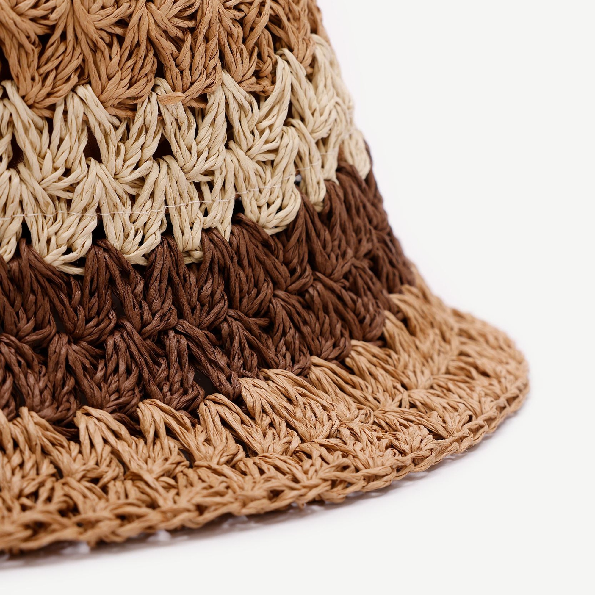 YARGICI Çok Renkli Hasır Şapka