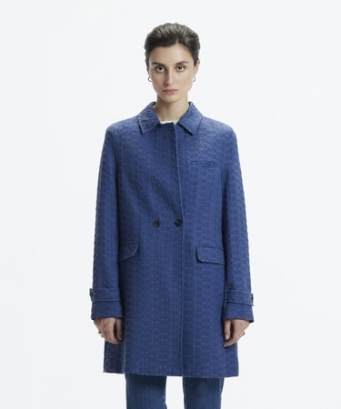  YARGICI Kapak Cepli Apolet Manşetli Kırlangıç Yaka Pardösü