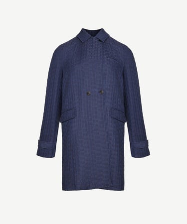  YARGICI Kapak Cepli Apolet Manşetli Kırlangıç Yaka Pardösü