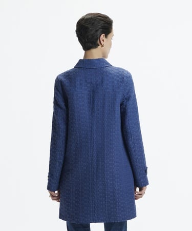  YARGICI Kapak Cepli Apolet Manşetli Kırlangıç Yaka Pardösü