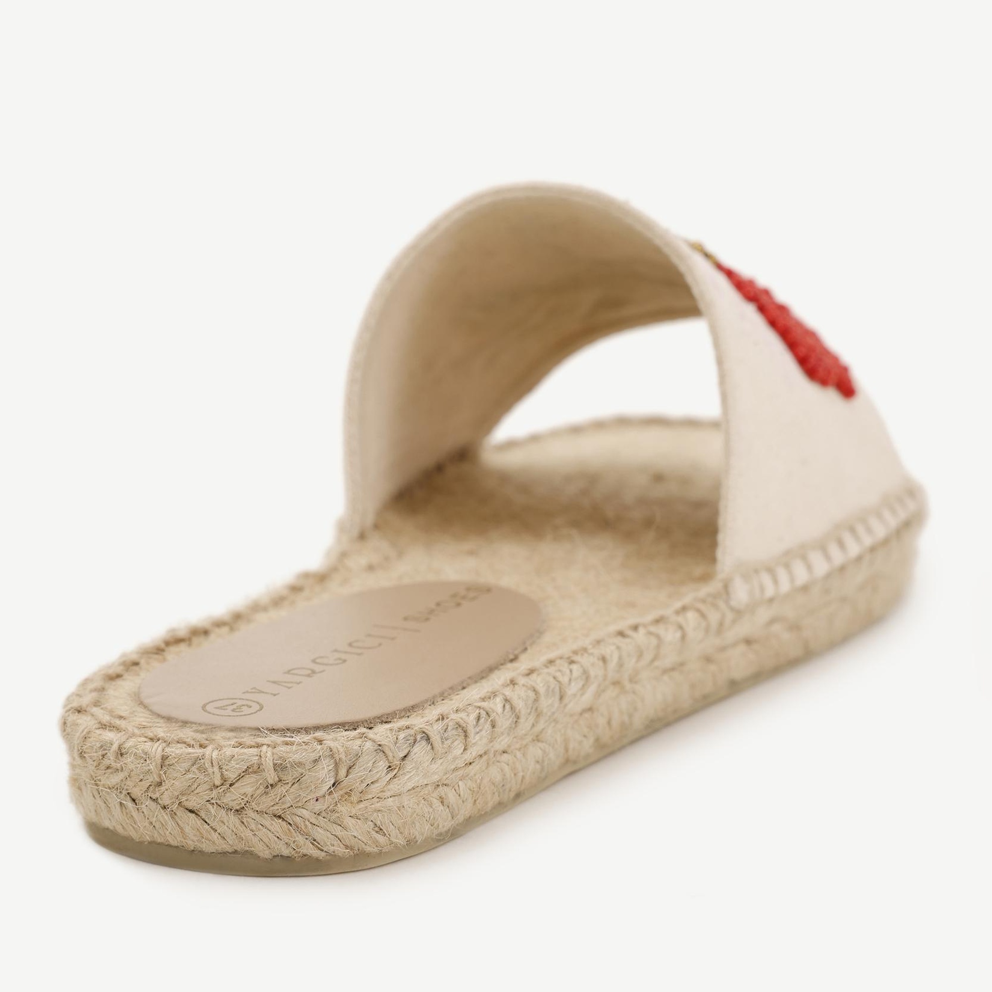 YARGICI Boncuk İşlemeli Espadril Terlik