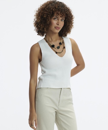  YARGICI Kolsuz V Yakalı Triko