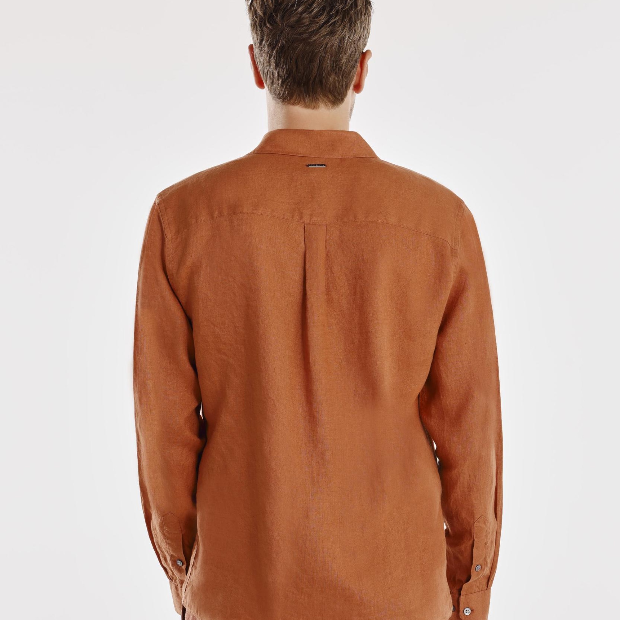 YARGICI Regular Fit Keten Gömlek