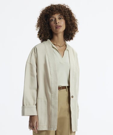  YARGICI Kemer Detaylı Non Denim Pardösü